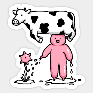 Milk flower Sticker